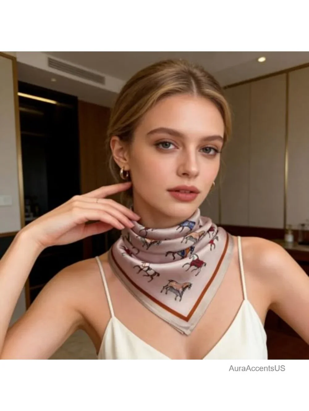 100% Mulberry Silk Scarf 21